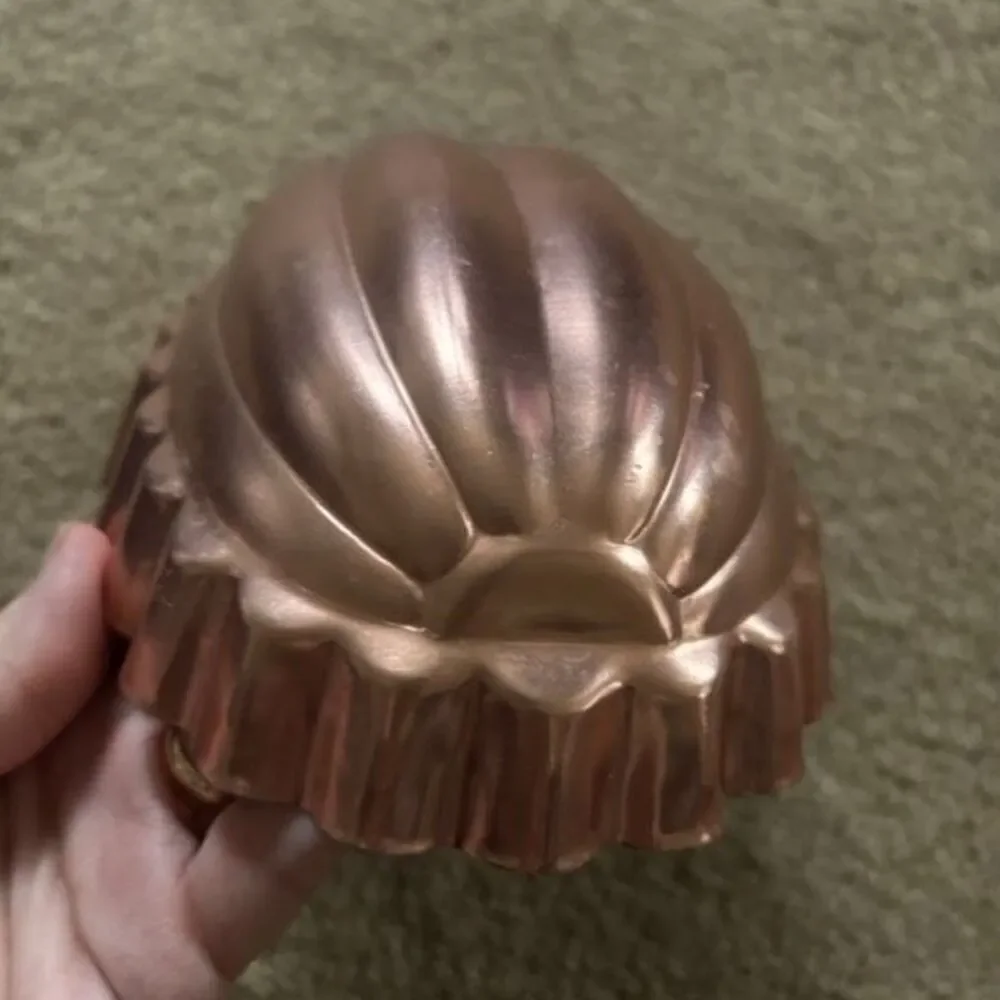 Jello Copper Oval Mold 2 1/2 Cups